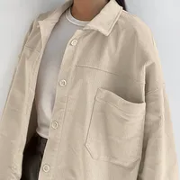 Women's Blouse Long Sleeve Blouses Vacation Simple Style Solid Color main image 2