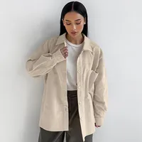 Women's Blouse Long Sleeve Blouses Vacation Simple Style Solid Color main image 4
