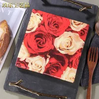 Romantic Rose Virgin Wood Pulp Napkins main image 4