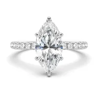 14K Gold Plated White Gold Plated 925 Sterling Silver Zircon Geometric Rings 925 Sterling Silver Rings sku image 9