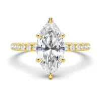 14K Gold Plated White Gold Plated 925 Sterling Silver Zircon Geometric Rings 925 Sterling Silver Rings sku image 5