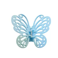 Women's Sweet Solid Color Butterfly Plastic Hollow Out Hair Claws main image 5