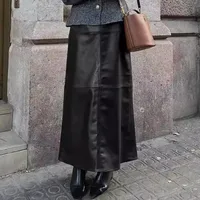 Women's Skirt Vacation Simple Style Solid Color Maxi Long Dress Holiday main image 1