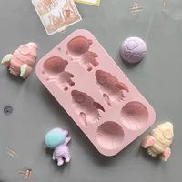 Cute Earth Astronaut Rocket Silica Gel Bakeware 1 Piece main image 5