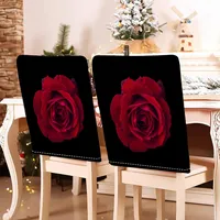 Romantic Letter Heart Shape Polyester Chair Cover sku image 8