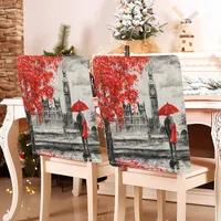 Romantic Letter Heart Shape Polyester Chair Cover sku image 16