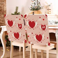 Romantic Letter Heart Shape Polyester Chair Cover main image 5