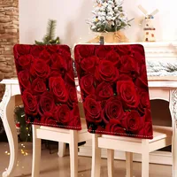 Romantic Letter Heart Shape Polyester Chair Cover sku image 9