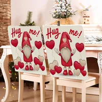 Romantic Letter Heart Shape Polyester Chair Cover sku image 41