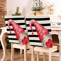 Romantic Letter Heart Shape Polyester Chair Cover sku image 43