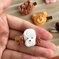 Women's Cute Dog Bear Plastic Hair Clip sku image 7