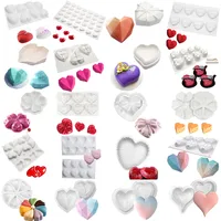 Valentine'S Day Casual Heart Shape Silica Gel Bakeware 1 Piece 1 Set main image 1