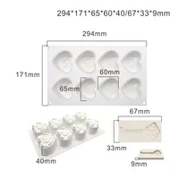 Valentine'S Day Casual Heart Shape Silica Gel Bakeware 1 Piece 1 Set sku image 30
