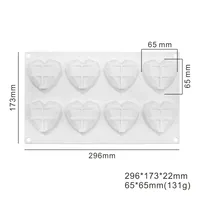 Valentine'S Day Casual Heart Shape Silica Gel Bakeware 1 Piece 1 Set sku image 10