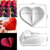 Valentine'S Day Casual Heart Shape Silica Gel Bakeware 1 Piece 1 Set sku image 19