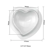 Valentine'S Day Casual Heart Shape Silica Gel Bakeware 1 Piece 1 Set sku image 3