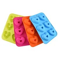 Cute Heart Shape Silica Gel Bakeware 1 Piece main image 4