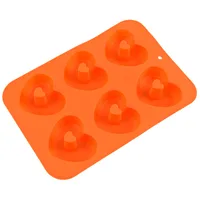 Cute Heart Shape Silica Gel Bakeware 1 Piece sku image 3