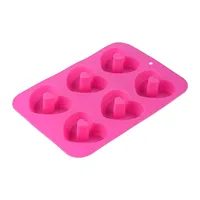 Cute Heart Shape Silica Gel Bakeware 1 Piece main image 5