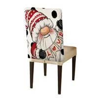 Romantic Cartoon Letter Polyester Chair Cover main image 4