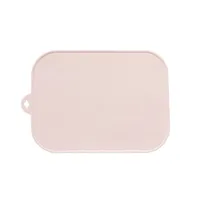 Cute Cherry Solid Color Bow Knot Silica Gel Placemat 1 Piece sku image 3