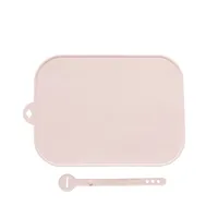 Cute Cherry Solid Color Bow Knot Silica Gel Placemat 1 Piece sku image 12