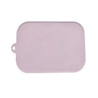 Cute Cherry Solid Color Bow Knot Silica Gel Placemat 1 Piece sku image 4
