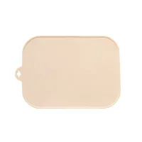 Cute Cherry Solid Color Bow Knot Silica Gel Placemat 1 Piece sku image 1