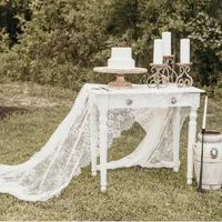 French Style Solid Color Polyester Tablecloths main image 1