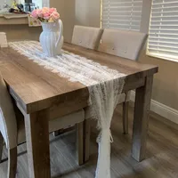 French Style Solid Color Polyester Tablecloths main image 2