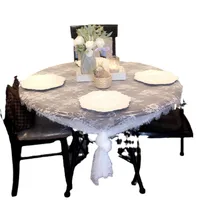 French Style Solid Color Polyester Tablecloths main image 5
