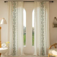 Pastoral Plant Tassel Polyester Fabric Curtains main image 4