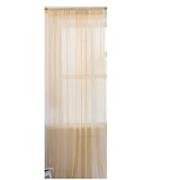 Elegant Tassel Solid Color Lace Fabric Curtains main image 5