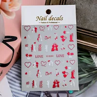 Romantic Heart Shape PVC Nail Decoration Accessories sku image 6