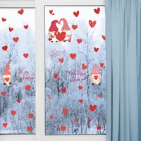 Cute Cartoon Letter Heart Shape PVC Wall Sticker Wall Art main image 3