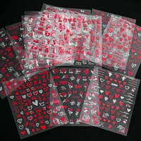 Romantic Heart Shape PVC Nail Decoration Accessories main image 3