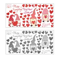 Cute Cartoon Letter Heart Shape PVC Wall Sticker Wall Art main image 6