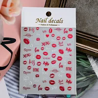 Romantic Heart Shape PVC Nail Decoration Accessories sku image 2