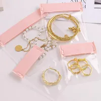 Solid Color PVC Jewelry Packaging Bags main image 1
