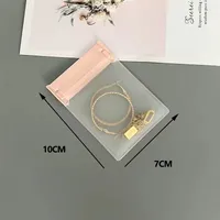 Solid Color PVC Jewelry Packaging Bags sku image 5