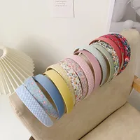 Women's Retro Simple Style Solid Color Flower Hair Band main image 1