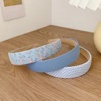 Women's Retro Simple Style Solid Color Flower Hair Band main image 4
