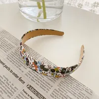 Women's Retro Simple Style Solid Color Flower Hair Band sku image 3