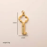Vintage Style Classic Style Letter Ball Boots 304 Stainless Steel Zircon 18K Gold Plated Jewelry Accessories sku image 6