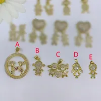 Casual Vacation Simple Style Couple Heart Shape Copper Polishing Inlay Zircon 18K Gold Plated Valentine'S Day Jewelry Accessories main image 2