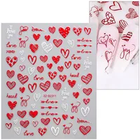 Romantic Heart Shape PVC Nail Decoration Accessories main image 6