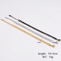 Simple Style Classic Style Solid Color 304 Stainless Steel Women's Bracelets main image 2