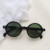 Casual Vacation Modern Style Solid Color Pc Round Frame Full Frame Glasses sku image 3