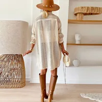Women's Knitwear Long Sleeve Blouses Knitted Casual Elegant Solid Color main image 2