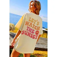 Women's T-shirt Short Sleeve T-Shirts Casual Letter main image 4